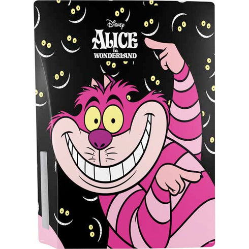 Disney Alice in Wonderland Cheshire Cat PS5 Console Skin